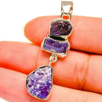 Tanzanite Pendants handcrafted by Ana Silver Co - PD14422