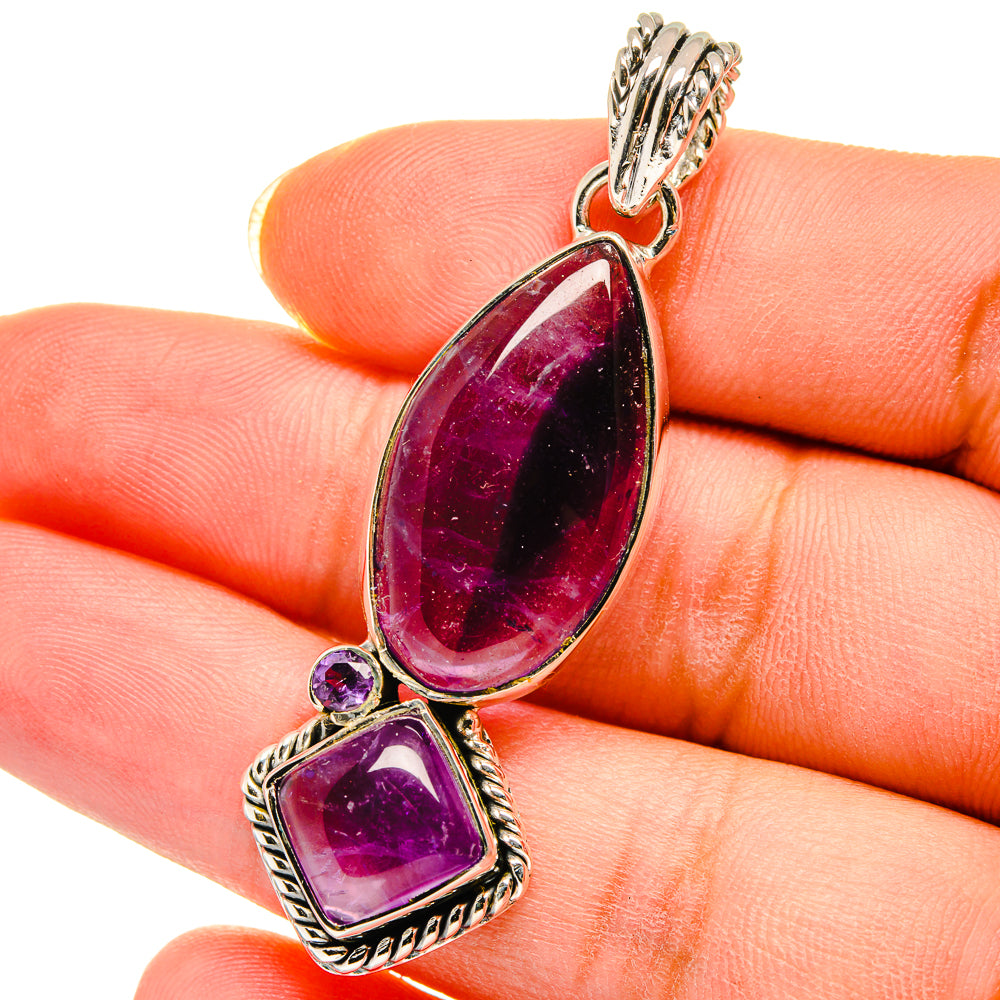 Amethyst Pendants handcrafted by Ana Silver Co - PD14427