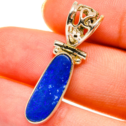 Lapis Lazuli Pendants handcrafted by Ana Silver Co - PD14434