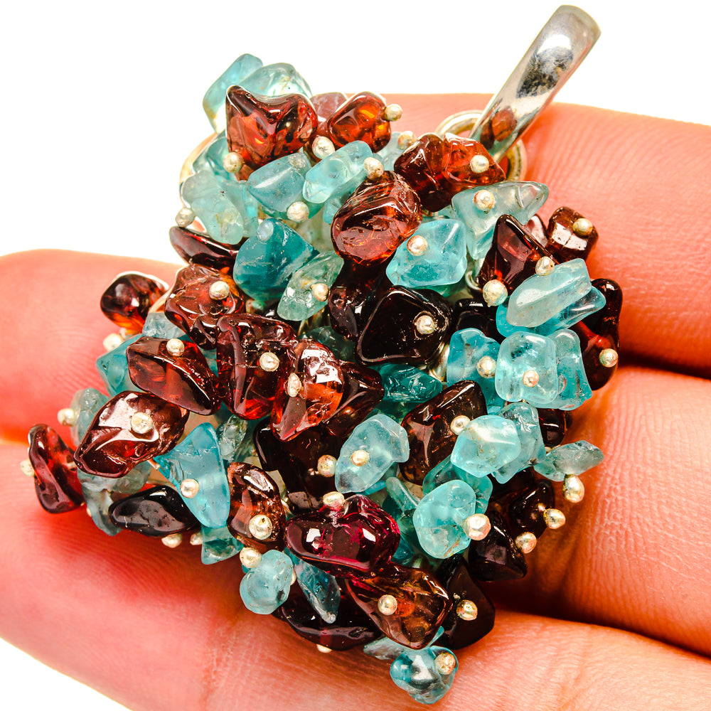 Garnet Pendants handcrafted by Ana Silver Co - PD14435