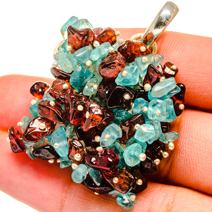 Garnet Pendants handcrafted by Ana Silver Co - PD14435