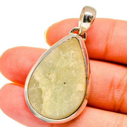 Prehnite Pendants handcrafted by Ana Silver Co - PD14437