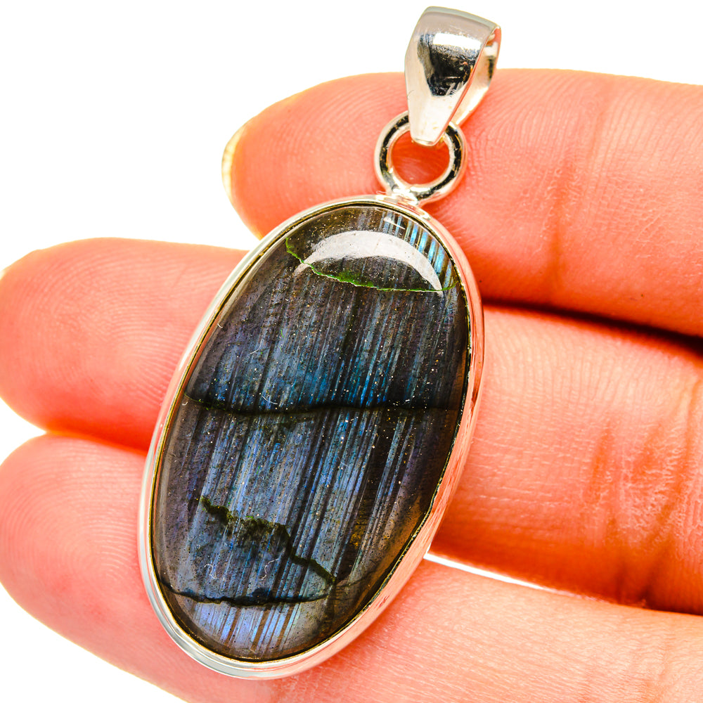 Labradorite Pendants handcrafted by Ana Silver Co - PD14449