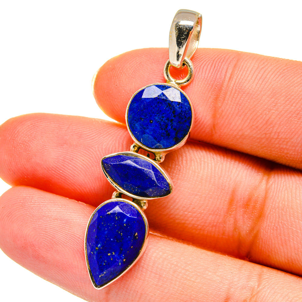 Lapis Lazuli Pendants handcrafted by Ana Silver Co - PD14456