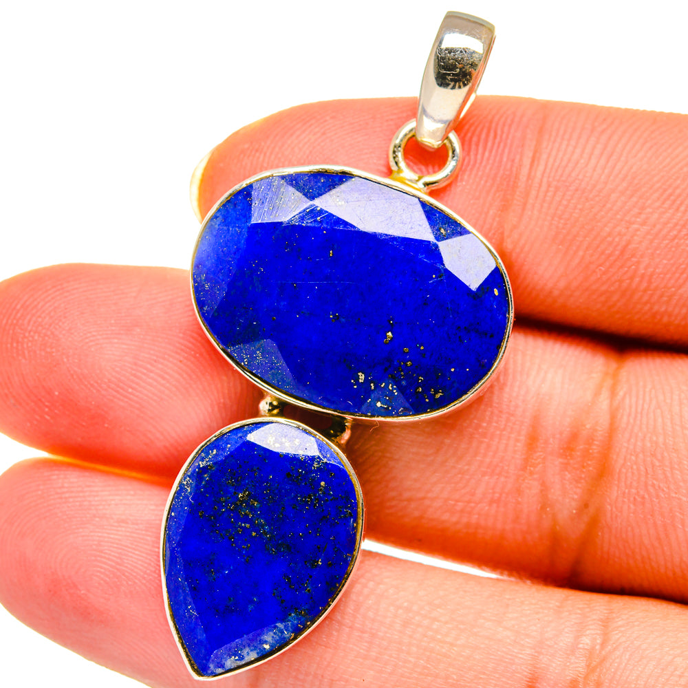 Lapis Lazuli Pendants handcrafted by Ana Silver Co - PD14457