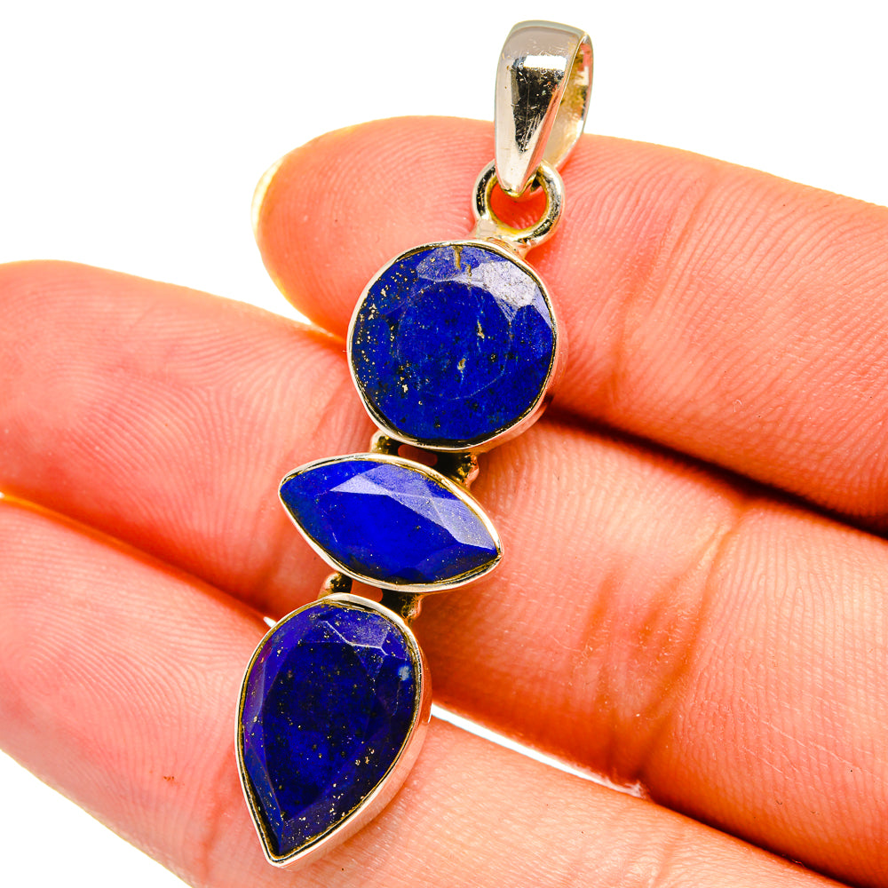 Lapis Lazuli Pendants handcrafted by Ana Silver Co - PD14461