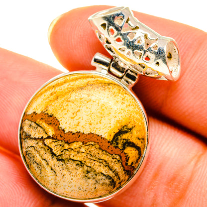 Picture Jasper Pendants handcrafted by Ana Silver Co - PD14480