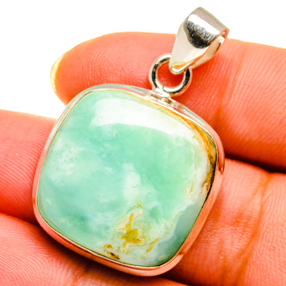 Peruvian Opal Pendants handcrafted by Ana Silver Co - PD14486