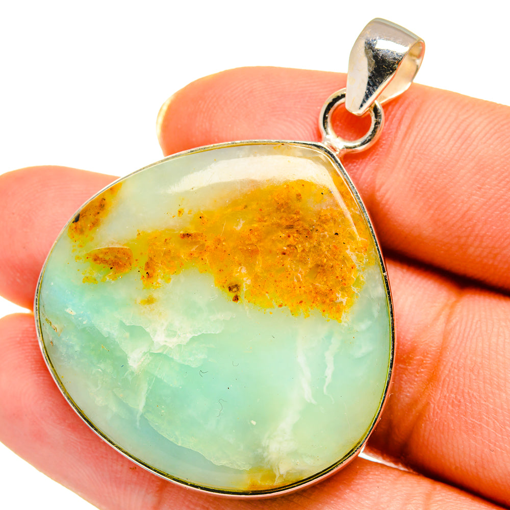 Peruvian Opal Pendants handcrafted by Ana Silver Co - PD14487
