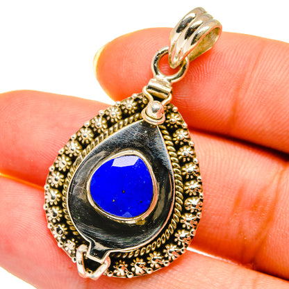 Lapis Lazuli Pendants handcrafted by Ana Silver Co - PD14489