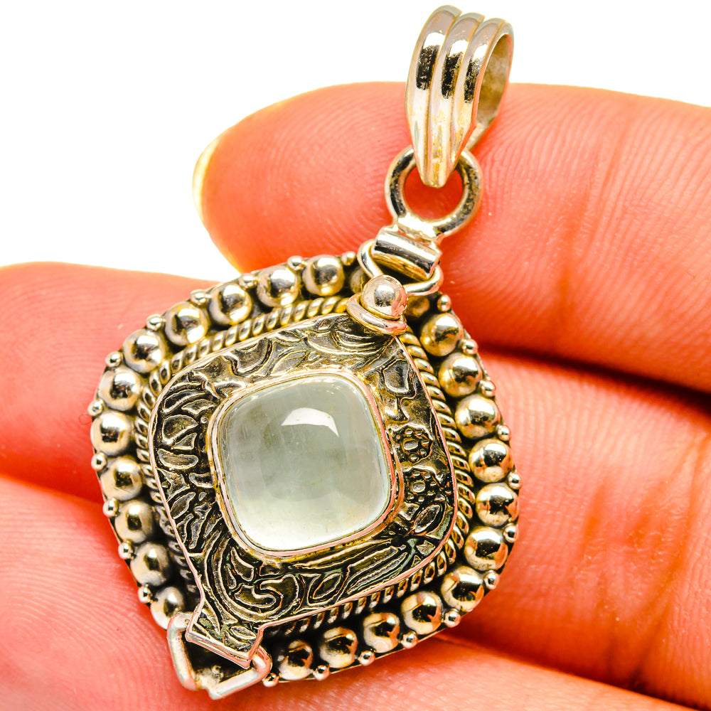 Aquamarine Pendants handcrafted by Ana Silver Co - PD14496