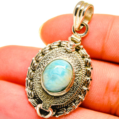 Larimar Pendants handcrafted by Ana Silver Co - PD14501