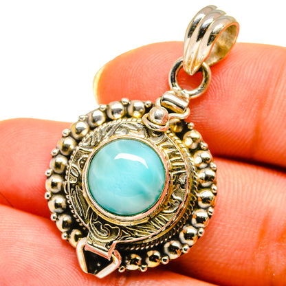 Larimar Pendants handcrafted by Ana Silver Co - PD14502