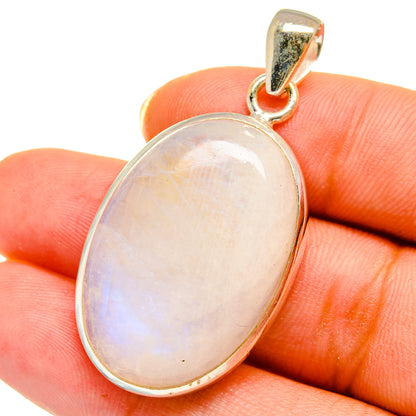 Rainbow Moonstone Pendants handcrafted by Ana Silver Co - PD14508