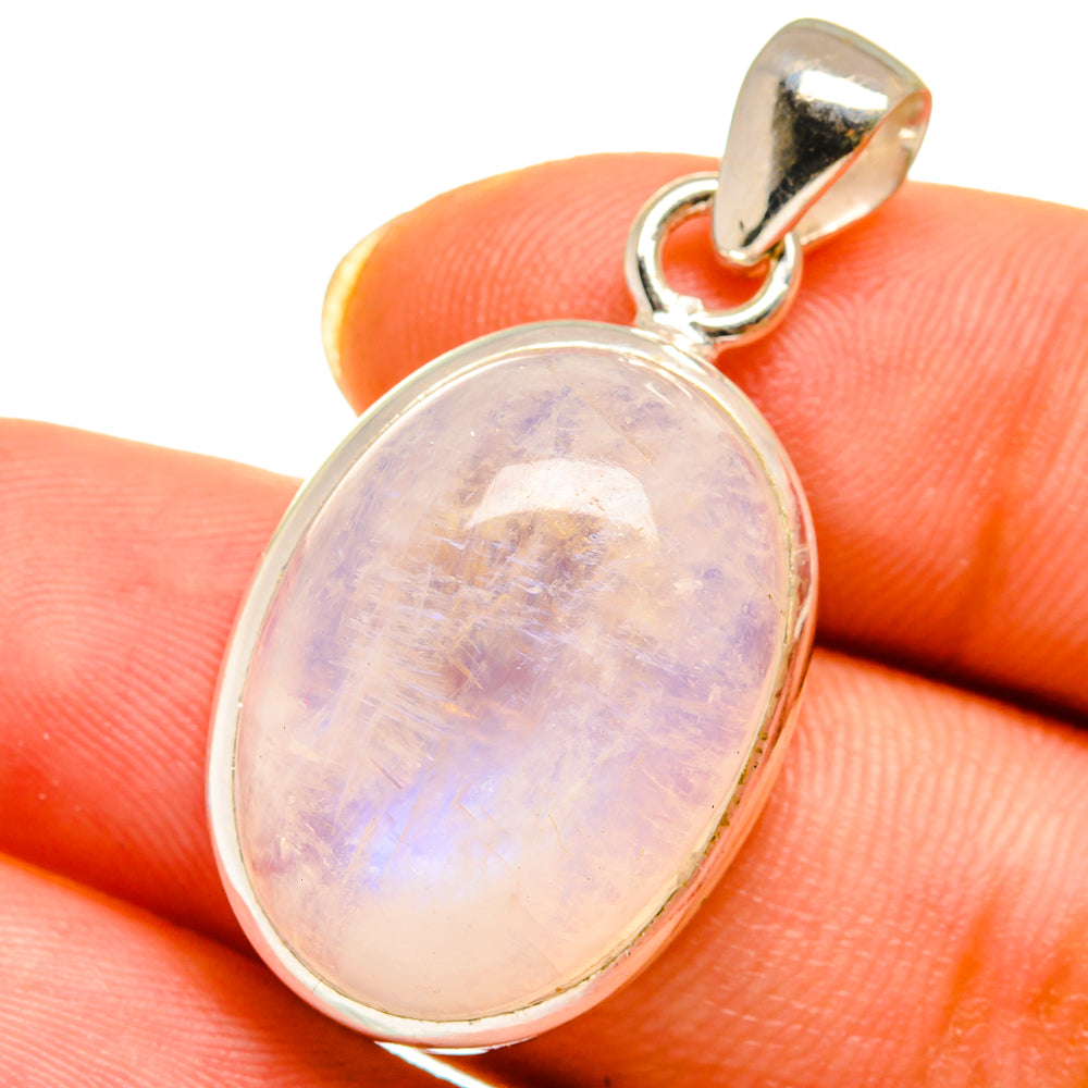 Rainbow Moonstone Pendants handcrafted by Ana Silver Co - PD14511