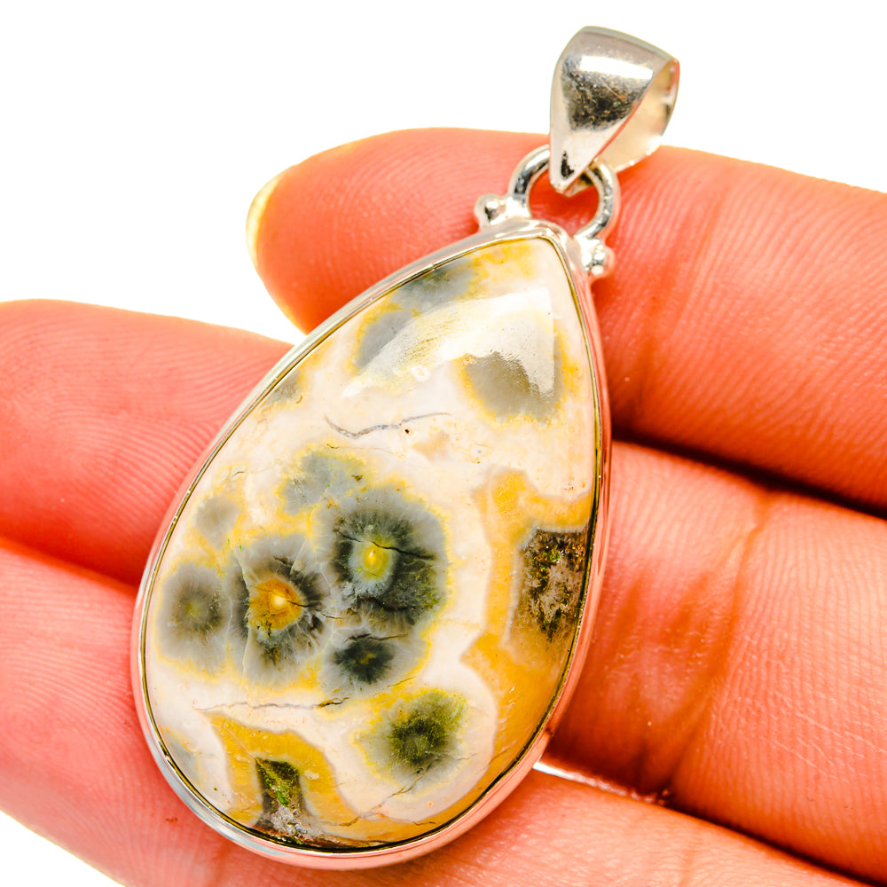 Ocean Jasper Pendants handcrafted by Ana Silver Co - PD14520