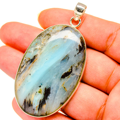 Peruvian Opal Pendants handcrafted by Ana Silver Co - PD14523