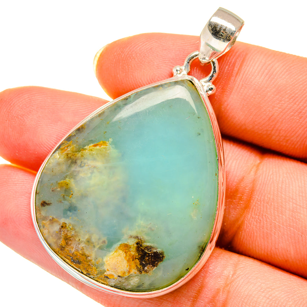 Peruvian Opal Pendants handcrafted by Ana Silver Co - PD14526