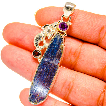 Kyanite Pendants handcrafted by Ana Silver Co - PD14539