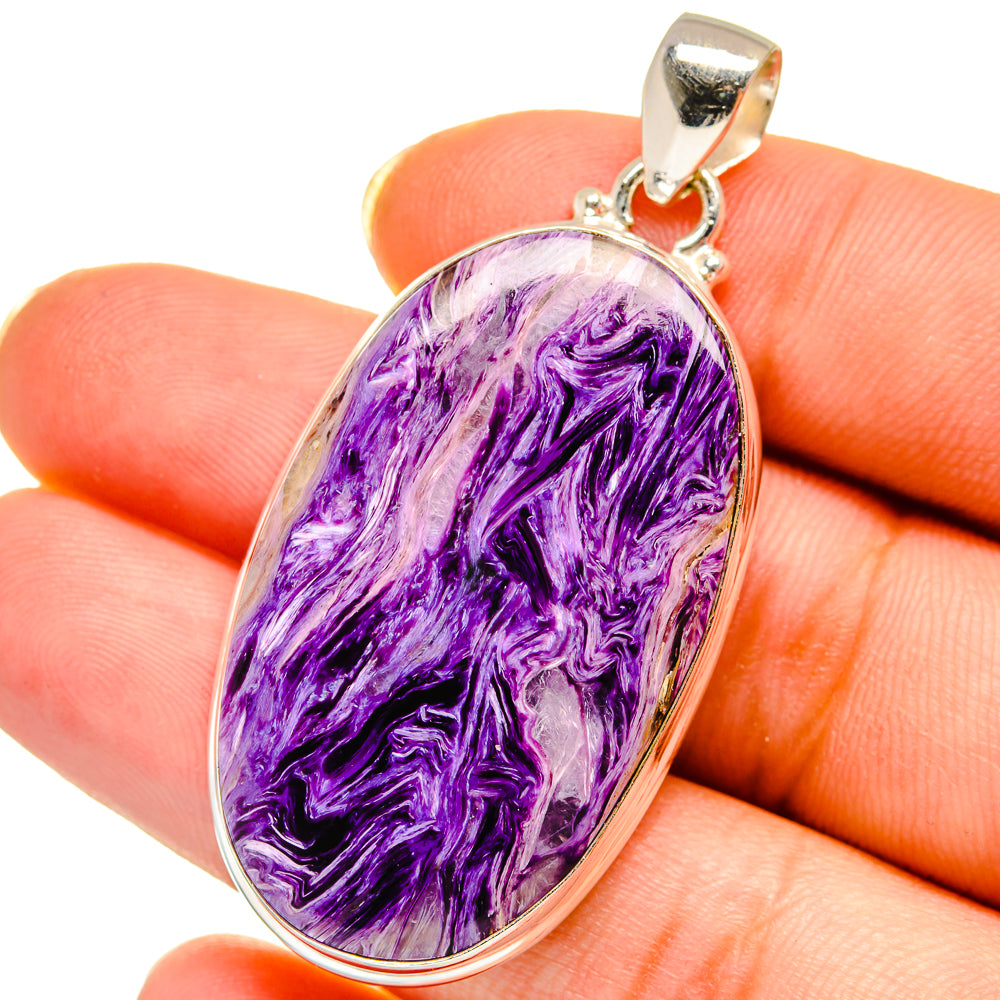 Charoite Pendants handcrafted by Ana Silver Co - PD14548