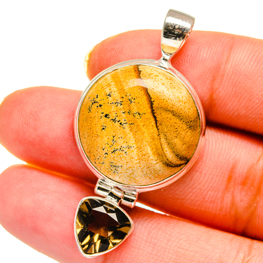 Picture Jasper Pendants handcrafted by Ana Silver Co - PD14551