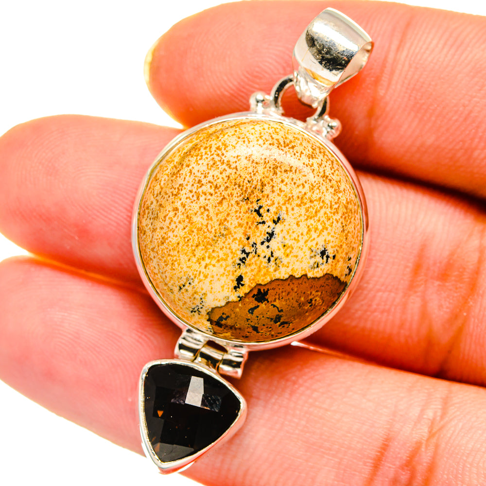 Picture Jasper Pendants handcrafted by Ana Silver Co - PD14552
