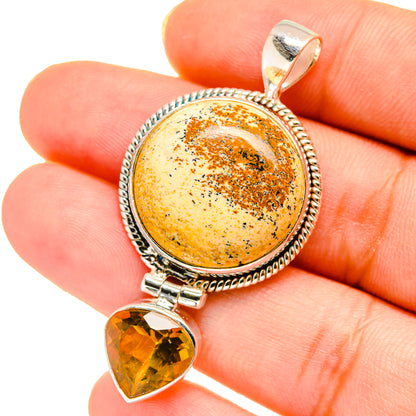 Picture Jasper Pendants handcrafted by Ana Silver Co - PD14558