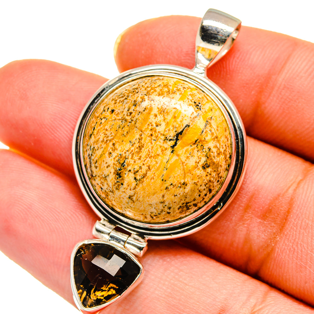 Picture Jasper Pendants handcrafted by Ana Silver Co - PD14559