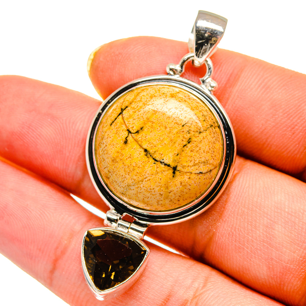 Picture Jasper Pendants handcrafted by Ana Silver Co - PD14564