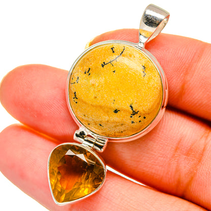 Picture Jasper Pendants handcrafted by Ana Silver Co - PD14565