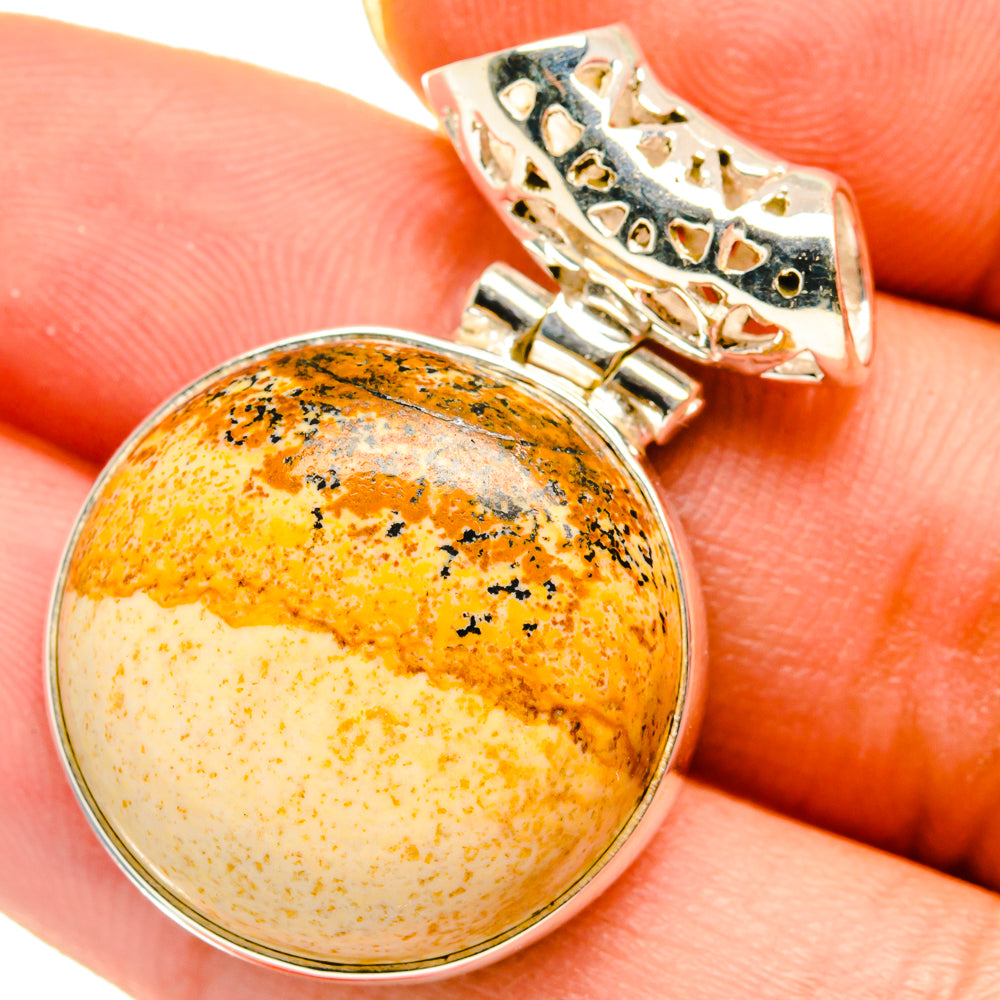 Picture Jasper Pendants handcrafted by Ana Silver Co - PD14570