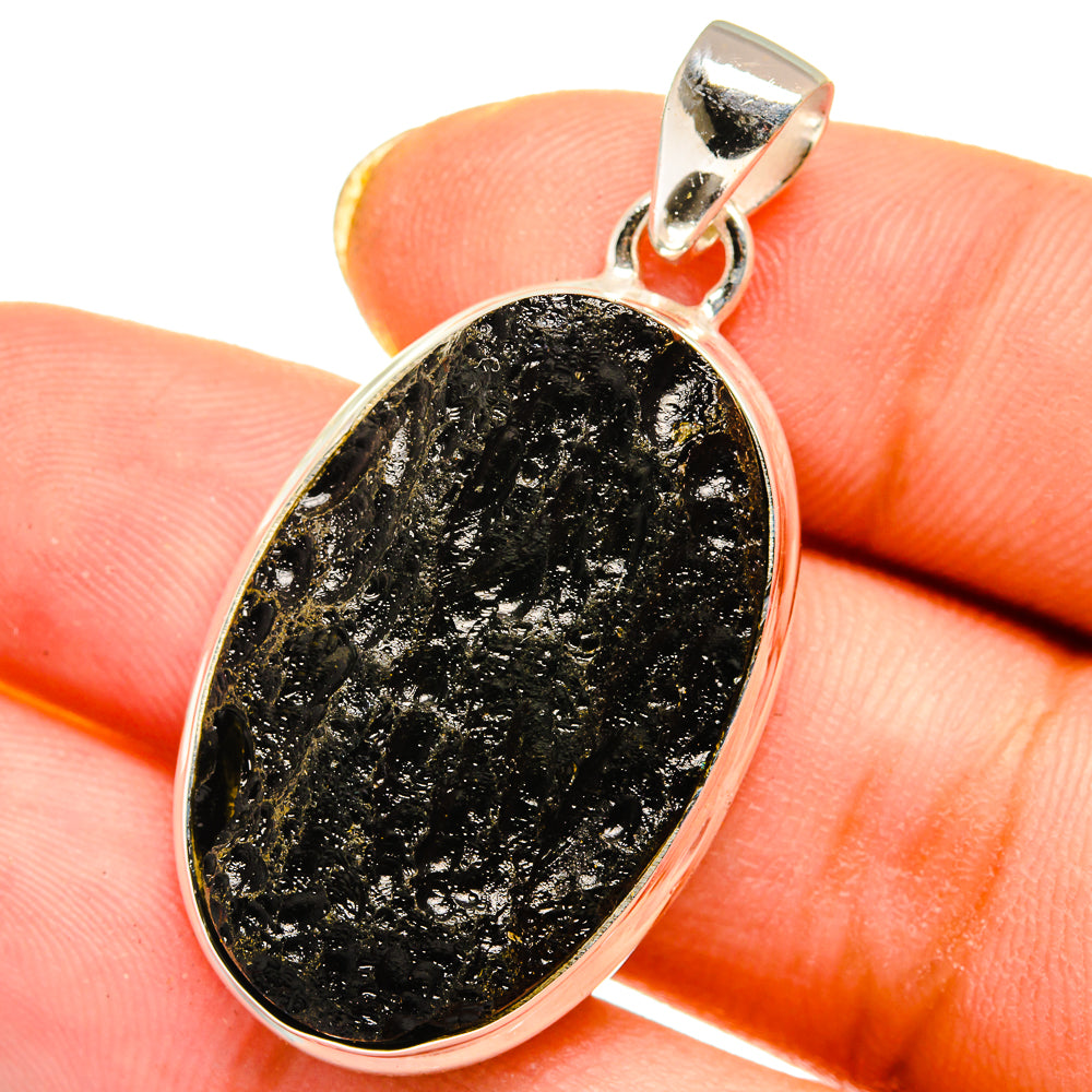 Tektite Pendants handcrafted by Ana Silver Co - PD14571