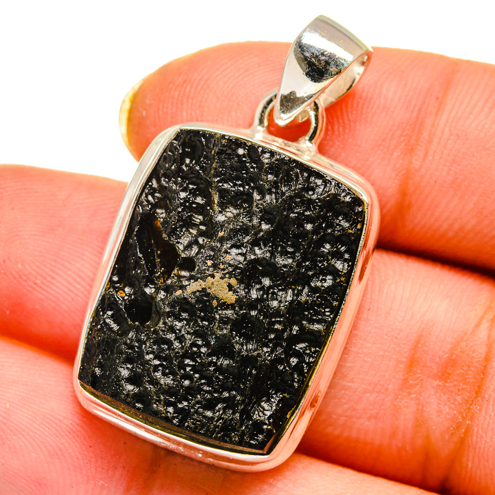 Tektite Pendants handcrafted by Ana Silver Co - PD14576