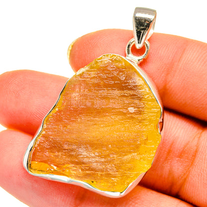 Libyan Desert Glass Pendants handcrafted by Ana Silver Co - PD14596