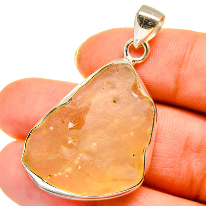 Libyan Desert Glass Pendants handcrafted by Ana Silver Co - PD14599