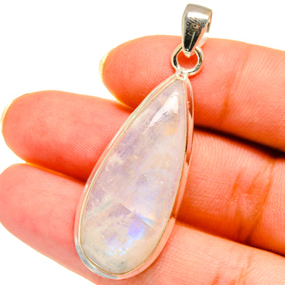 Rainbow Moonstone Pendants handcrafted by Ana Silver Co - PD14604
