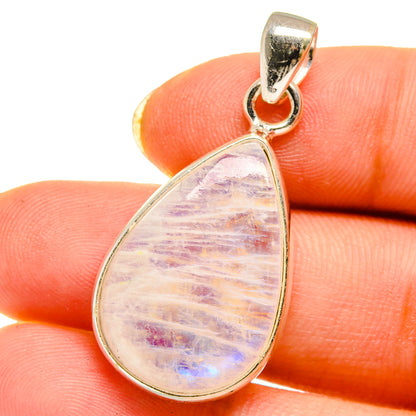 Rainbow Moonstone Pendants handcrafted by Ana Silver Co - PD14606