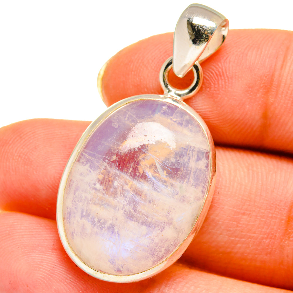 Rainbow Moonstone Pendants handcrafted by Ana Silver Co - PD14618