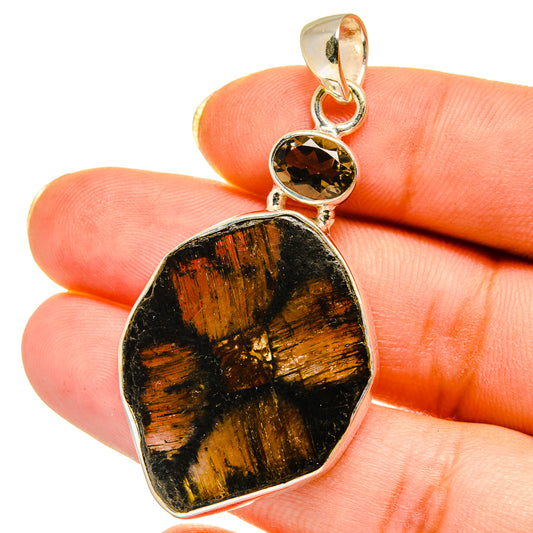 Chiastolite Pendants handcrafted by Ana Silver Co - PD14624