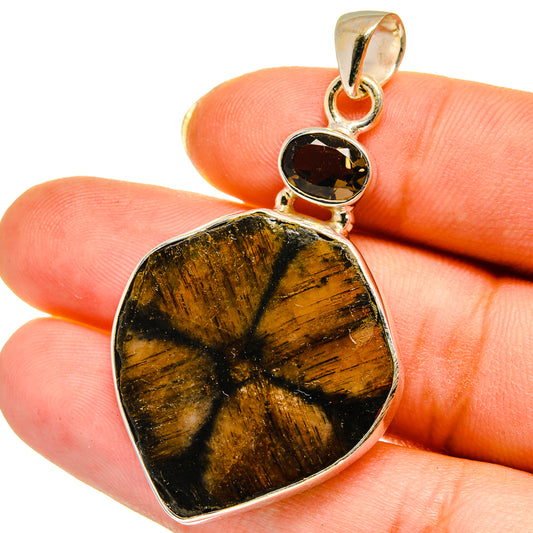 Chiastolite Pendants handcrafted by Ana Silver Co - PD14625