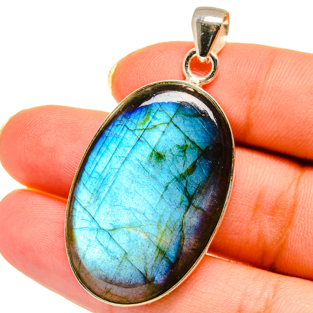 Labradorite Pendants handcrafted by Ana Silver Co - PD14631