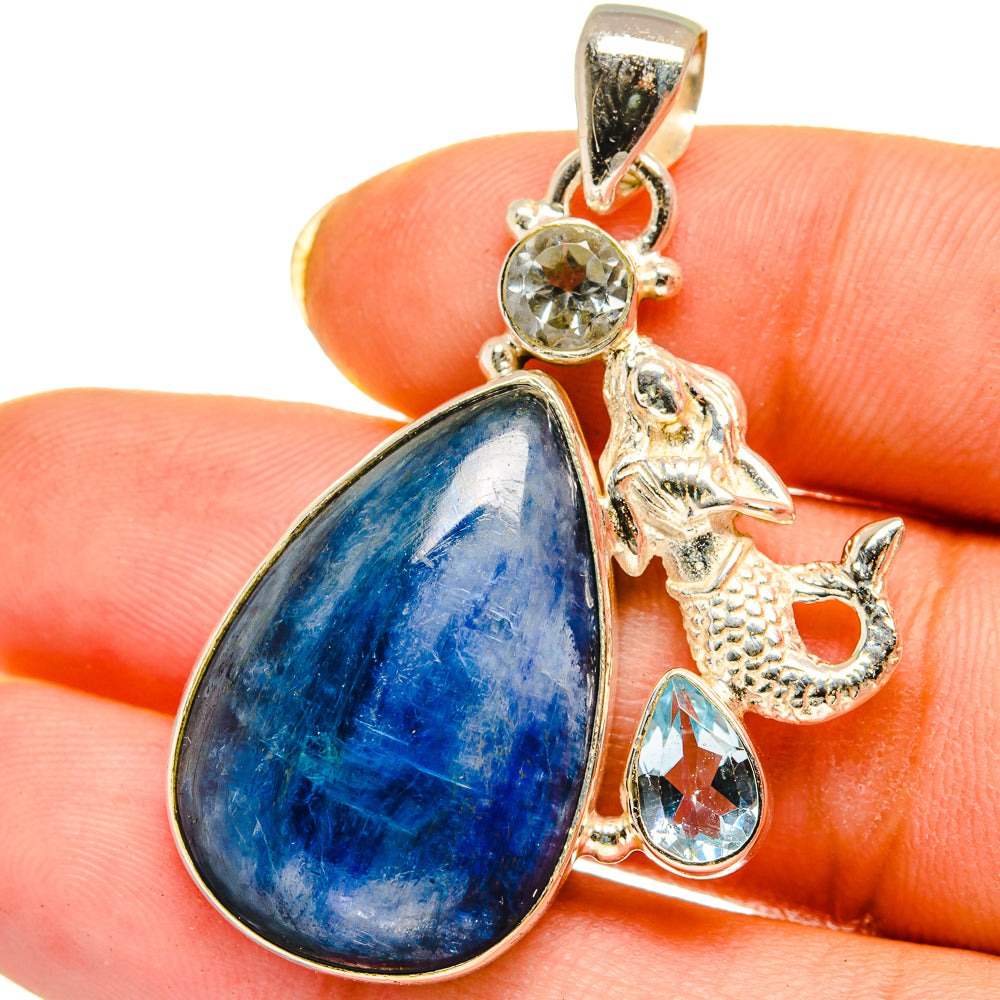 Kyanite Pendants handcrafted by Ana Silver Co - PD14633