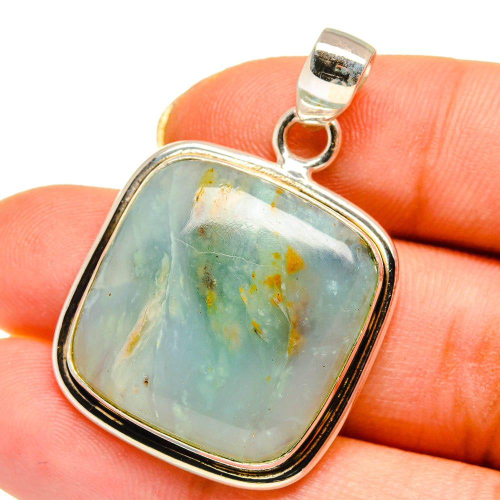 Peruvian Opal Pendants handcrafted by Ana Silver Co - PD14647