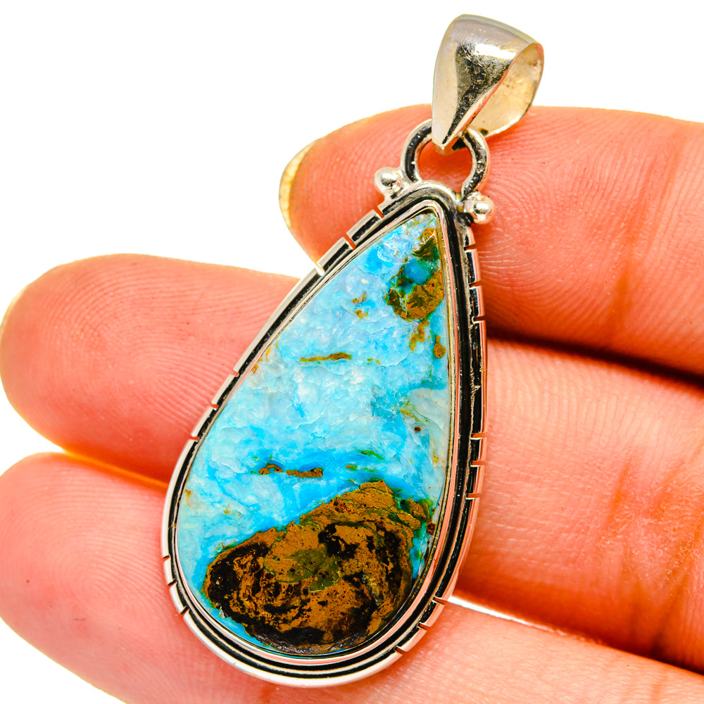 Peruvian Opal Pendants handcrafted by Ana Silver Co - PD14650