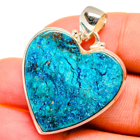 Chrysocolla Pendants handcrafted by Ana Silver Co - PD14653