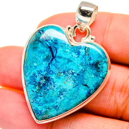 Chrysocolla Pendants handcrafted by Ana Silver Co - PD14654