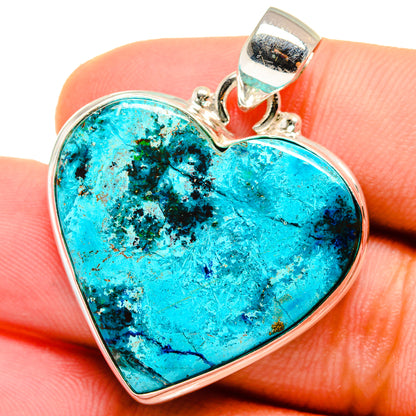 Chrysocolla Pendants handcrafted by Ana Silver Co - PD14655