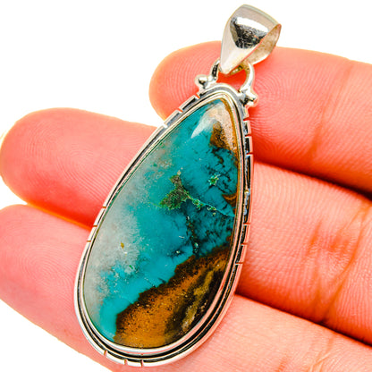 Peruvian Opal Pendants handcrafted by Ana Silver Co - PD14661