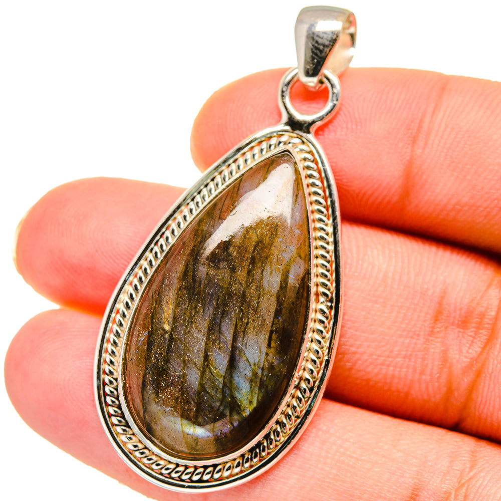 Labradorite Pendants handcrafted by Ana Silver Co - PD14665