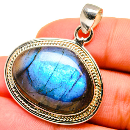 Labradorite Pendants handcrafted by Ana Silver Co - PD14666